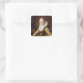 The Study, of The Song, c.1769 Vierkante Sticker (Tas)
