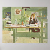 The Study Room, 1908, door Carl Larsson Poster (Voorkant)
