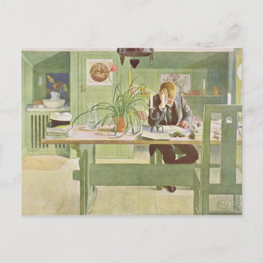 The Study Room, pub. in "Lasst Licht Hinin"("Let i Briefkaart (Voorkant)