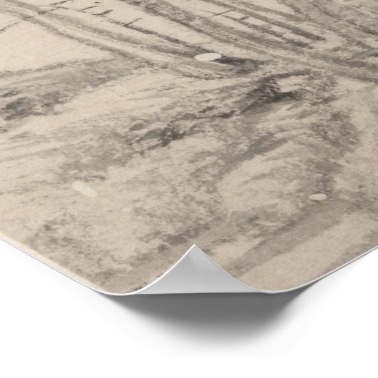 The Style of Various Old Masters | B&W Landscape Poster (Hoek)