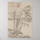 The Style of Various Old Masters | B&W Landscape Poster (Voorkant)