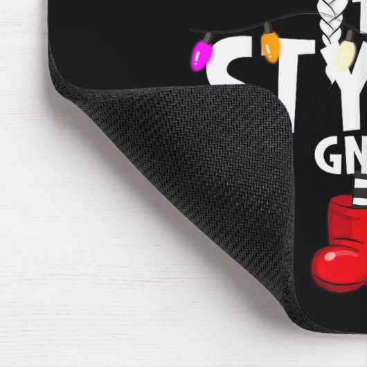 The Stylish Gnome Christmas Matching Pajama  Muismat (Hoek)