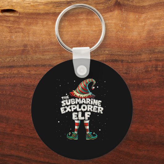 The Submarine Explorer Elf Family Matching Group C Sleutelhanger (Voorkant)