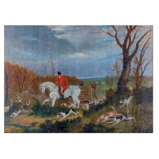 The Suffolk Hunt 1833 Fox Hunt Cutting Board Snijplank (Voorkant)