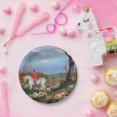 The Suffolk Hunt 1833 Fox Hunt Papieren Bordje (Feest)