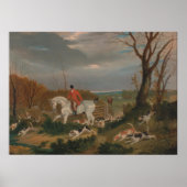 The Suffolk Hunt - John Frederick Herring Poster (Voorkant)