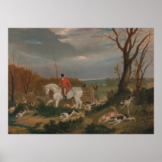 The Suffolk Hunt - John Frederick Herring Poster (Voorkant)
