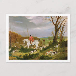 The Suffolk Hunt - Naar Hoesje nabij Herringswel Briefkaart