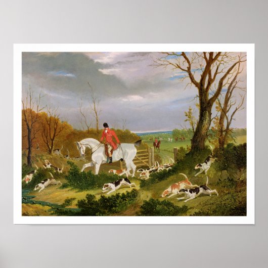 The Suffolk Hunt - Naar Hoesje nabij Herringswel Poster (Voorkant)