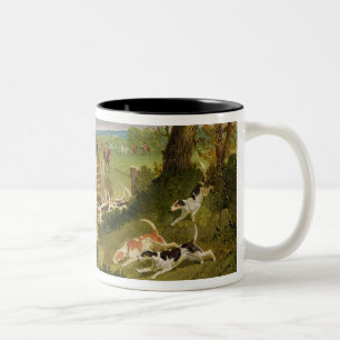 The Suffolk Hunt - Naar Hoesje nabij Herringswel Tweekleurige Koffiemok