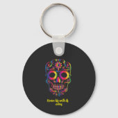 The Sugar Skull Keychain dares to stand out. (Voorkant)