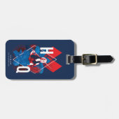 The Suicide Squad | Harley Quinn Varens & Diamante Bagagelabel (Voorkant horizontaal)