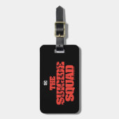 The Suicide Squad | Rood en Zwart Logo Bagagelabel (Voorkant verticaal)