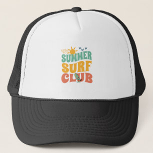 The Summer Surf Club-Strand-Zomer-Surfen-Grappig Trucker Pet
