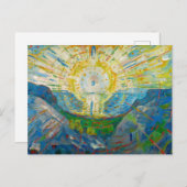 The Sun, 1912 van Edvard Munch Briefkaart (Voorkant / Achterkant)