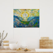 The Sun, 1912 van Edvard Munch Poster (Keuken)