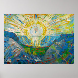 The Sun, 1912 van Edvard Munch Poster