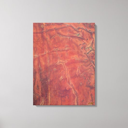 The Sun II Stretched Canvas Print (Voorkant)