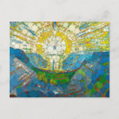 The Sun, Infinity Stippen van After William Morris Feestdagenkaart (Voorkant)