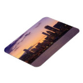 The sun sets over the Chicago skyline Magneet (Linkerzijde)