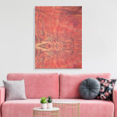 The Sun Stretched Canvas Print (Insitu (Woonkamer))