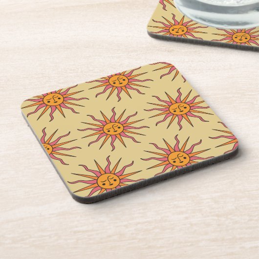 The Sun - Tarot Bier Onderzetter (Linkerzijde)