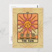 The Sun - Tarot Briefkaart (Voorkant / Achterkant)