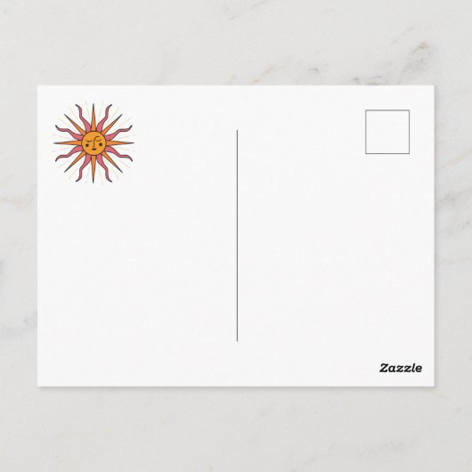 The Sun - Tarot Briefkaart (Achterkant)