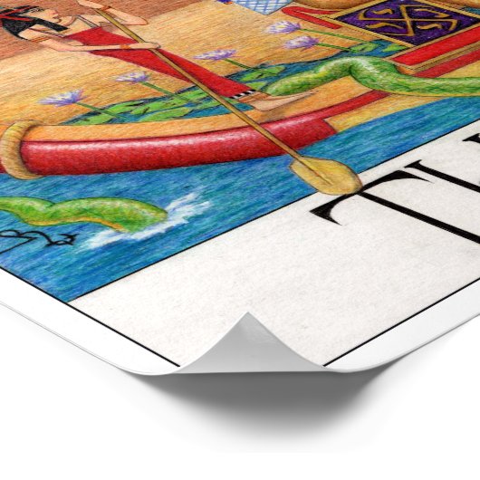 The Sun tarot card Poster (Hoek)