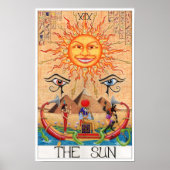 The Sun tarot card Poster (Voorkant)