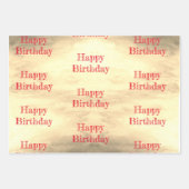 "The Sun" Tarot me verjaardag Inpakpapier Vel (Voorkant 2)