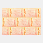 "The Sun" Tarot me verjaardag Inpakpapier Vel (Voorkant 3)