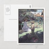 The Sundial van Charles Robinson Briefkaart (Voorkant / Achterkant)