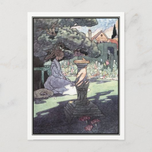 The Sundial van Charles Robinson Briefkaart (Voorkant)