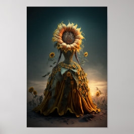 The Sunflower Queen Poster