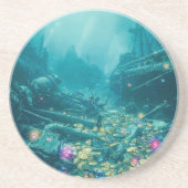 The Sunken Myth  Zandsteen Onderzetter (Voorkant)