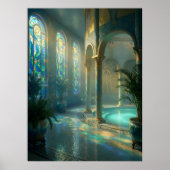 The Sunlit Bathing Hall Poster (Voorkant)