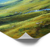 The Sunlit Traverse: A Winding River through the V Poster (Hoek)