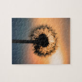 The Sunset and the Fragile Dandelion Legpuzzel (Horizontaal)