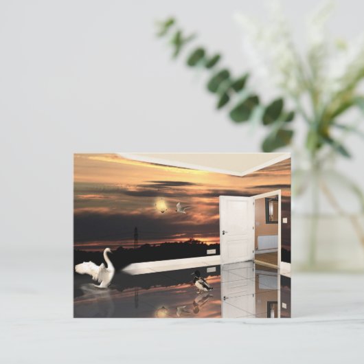 The Sunset Room - Briefkaart (Staand voorkant)