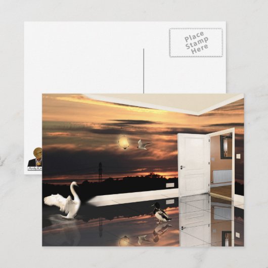 The Sunset Room - Briefkaart (Voorkant / Achterkant)