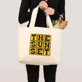 The Sunset, San Francisco District Grote Tote Bag (Voorkant (product))