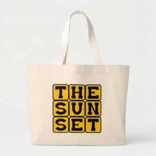 The Sunset, San Francisco District Grote Tote Bag