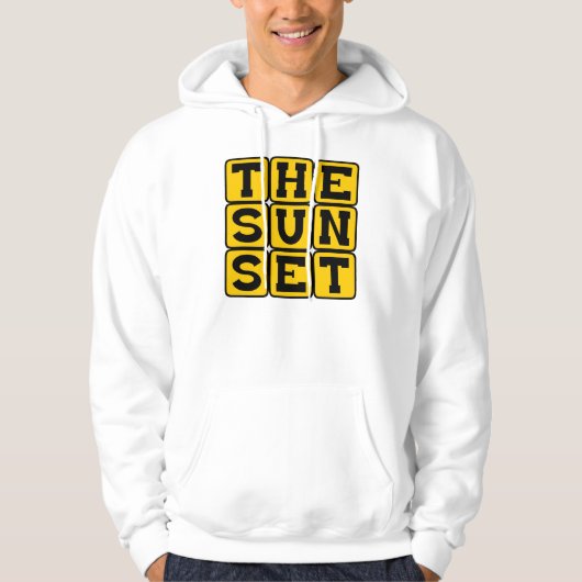 The Sunset, San Francisco District Hoodie (Voorkant)
