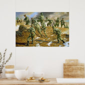 The Sunshine Division in Korea door Rick Reeves Poster (Keuken)