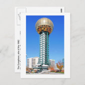 The Sunsphere - Knoxville, Tennessee, VS. Briefkaart (Voorkant / Achterkant)