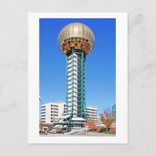 The Sunsphere - Knoxville, Tennessee, VS. Briefkaart (Voorkant)