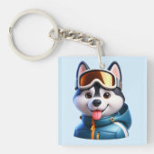 The Super Husky Aventurier Sleutelhanger (Voorkant)