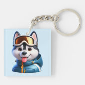 The Super Husky Aventurier Sleutelhanger (Achterkant)