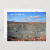 The Super Pit, Kalgoorlie, Australië - Briefkaart (Voorkant / Achterkant)